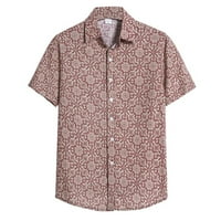 Zermoge majica Bluze za muškarce na prodaji zazora Muški kardigan kratki rukav Havajska majica na plaži