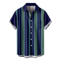 Fragarn Hawaiian majica za muškarce, unise ljetna plaža casual majica kratkih rukava niz majice, tiskana