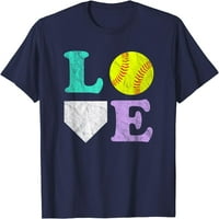 Ženske ili djevojke koje volim majicu softball