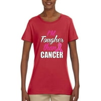 Čvršnjak od raka ženske grafičke majice, crvena, velika
