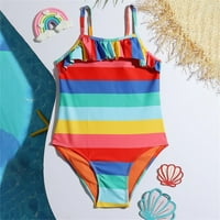 Djevojka toddlera Jednodijelni kupaći kostimi tanki trake na plaži Beach Beach Obrišnja kupaći kupalište,