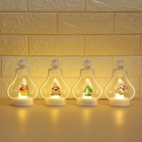 Xmas Tree Privjesak Božićni LED lamparski prozor Ornament Jednostavan za instaliranje izvrsnog praktičnog