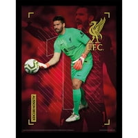 Liverpool FC Alisson Becker Framed poster
