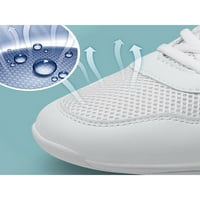 Zodanni Kids Cheer Cipele Bijele udobne plesne tenisice Trening prozračne lagane čipke navijačke cipele