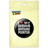 Love Moj njemački kratkodlaki pokazivač stilsko Pinback tipka za pin
