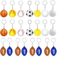 Kreativni mini nogometni ragbi košarka tenis Keychain Car ključni lančani prsten za ključeve poklon
