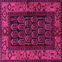 Ahgly Company Zatvoreni kvadrat Perzijske ružičaste tradicionalne prostirke, 8 'kvadrat