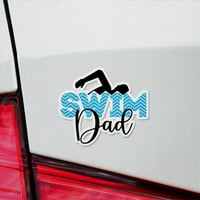Naljepnice naljepnica Angdest Club naljepnica plivanja tata premium za laptop telefon acc