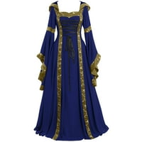 Haljine za žene Žene Vintage Podne Dužine Gotske Cosplay haljine 5xl