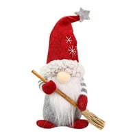 Gnome božićne plišane ukrase, ručno rađeni švedski ukrasi Tonte, patuljak Nordic Santa lutka za kućnu