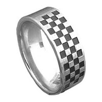 ✪ cool crno bijeli rešeni prsteni prsten za prsten za prsten za muškarce za muškarce