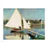 Posteranzi Balxir jedrenje na Argenteuil C. Poster Print Claude Monet - In