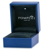 Pompeii 1 5ct plavi dijamantni zaručni prsten 14k ružičasto zlato