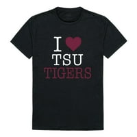 Love Tsu Texas Južni univerzitet Tigrovi majica Heather Siva Velika