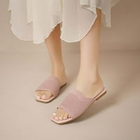 Sandale plus veličine za žene Drćene ljetne ženske ljetne modne ležerne mrežice površinske papuče ravne