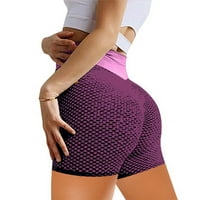 Tajice za žene Ležerne prilike učvršćene mršave dizalice Fitness Sportski joga kratke hlače