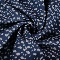 Haljine za žene ženski fit & flare Maxi čvrsti kratki rukav V-izrez Bohemian vruće prodaje Fit & Flare haljine tamno plavi xl