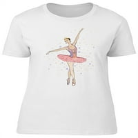 Slatka baletska plesačica sa krunskim majicama žena -image by shutterstock, ženska XX-velika