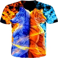Unise 3D tiskane košulje smiješne dizajnerske majice Slike majice Ljetni vrhovi za muškarce žene