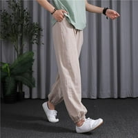 Smihono ženske pantalone za žene Ležerne prilike elastične visokog struka pantnih džepova panty trendy