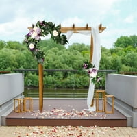 Umjetni lažni cvijet plače vino vjenčanje dobrodošlice cvjetni ukras na otvorenom cijene recepcije Recepy