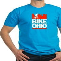 Cafepress - Bike Ohio majica - Muška ugrađena majica