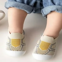 Woobling unisex-dijete cipele na hodanju za šetnju cipela mekane solene čarape djevojke treneri protiv