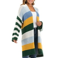 Modni ženski ležerni dugi rukav V-izrez patver Duks, dame, kaput kaput ženske klirence džemper