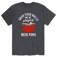 Instant poruka - zgrabite svoje kuglice pivski pong - Muška grafička majica kratkih rukava