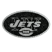 Njujork NY Fudbal Jets licencirani sjaj Bling Emblem naljepnica