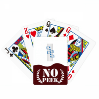 Prirodni note sa kontinuiranim osobljem Peek Poker igračka kartica Privatna igra
