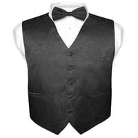 Muška igračka dizajna dizajna prsluk i luk kravata crnog luka za odijelo Tuxedo