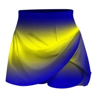 Levmjia ženske kratke hlače Plus veličine Sjaj za ljeto nabrajane teniske suknje Atletski rastezljivi