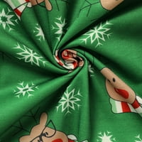 Viworld Božićna porodična jelena za spavanje muškaraca Žene Djeca dječja odjeća Pajamas Jumpsin sa kapuljačom