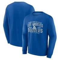 Muške fanatike marke Heather Royal Los Angeles Dodgers Classic Pomicanje puloverske duksere